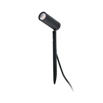 SETH LED CRNA  SPIKE LAMP H 28CM