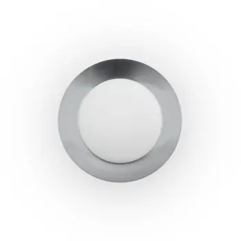 SIDE LED WHITE/NICKEL CEILING LAMP 20W