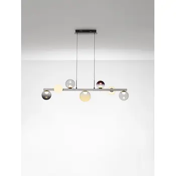 SILENZIO LED VISILICA 40W IP20 3000K TRIAK PRIGUŠLJIVA NIKAL/STAKLO