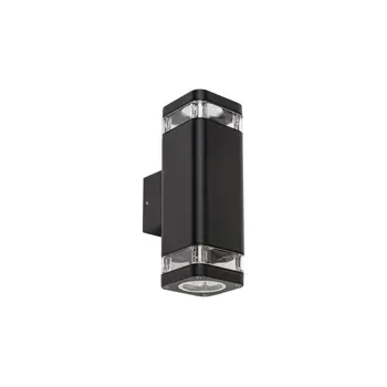 SINTRA VANJSKA ZIDNA SVJETILJKA  GU10 2X MAX 25/MAT CRNA/IP44