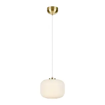 SOBER VISILICA BRUŠENO STARO ZLATO/BIJELA E27