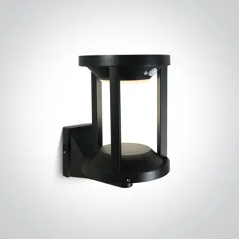 SOLARNA ZIDNA LED SVJETILJKA 2,2W/120lm/3000K/SEZOR CRNA IP65