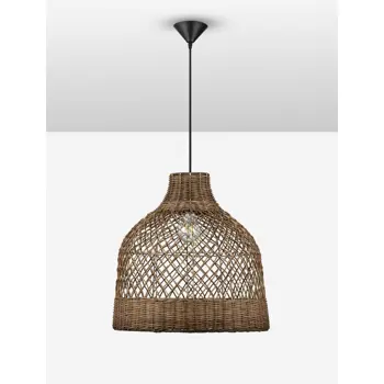 SOLITA VISILICA SMEĐI RATAN E27 1X12W IP20