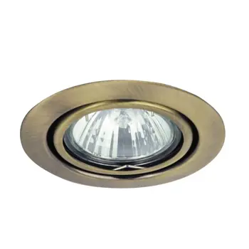 SPOT RELIGHT UGRADBENA SVJETILJKA GU5.3 12V 1X MAX 50/BRONĆANA/IP20