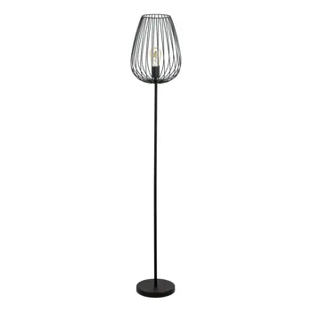 STAJAĆA LAMPA 1xE27 CRNA NEWTOWN