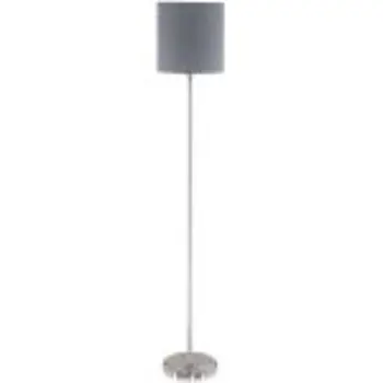 STAJAĆA LAMPA 1xE27 V 1510, NIKL-MAT/SIVA  PASTERI