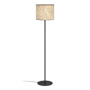 STAJAĆA LAMPA 1xE27 V-1620, CRNA/PLATNO BEŽ BUTTERBURN