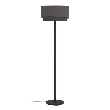 STAJAĆA LAMPA 1xE27 V-1650, CRNA/MESING/KAPUČINO MANDERLINE