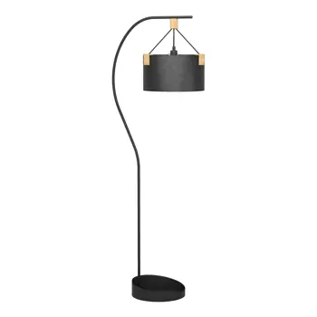 STAJAĆA LAMPA 1xE27 V-1870, CRNA/DRVO POTOSI