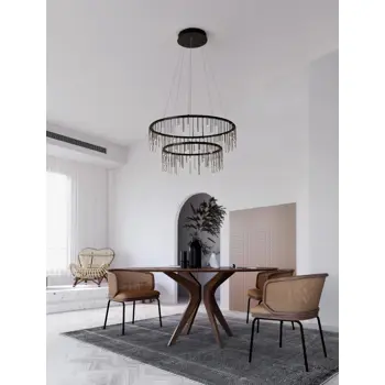 STELLAR VISILICA LED/3000K/41W/3317Lm/CRNA