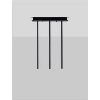 STILVI STROPNA SVJETILJKA LED /3000K/8W/314Lm/CRNA