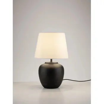 STOLNA SVJETILJKA ANOR 1XE27 CRNA/BEŽ