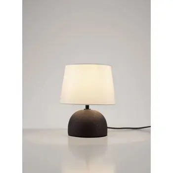 STOLNA SVJETILJKA NOMA 1XE27 CRNA/BEŽ