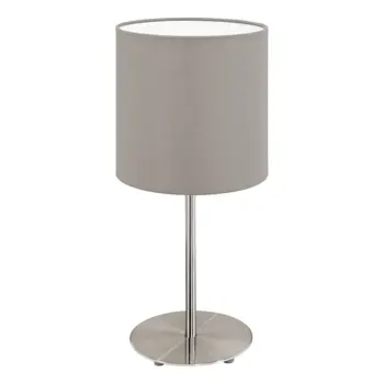 STOLNA LAMPA 1xE14, V275, NIKL-MAT/SIVA PASTERI