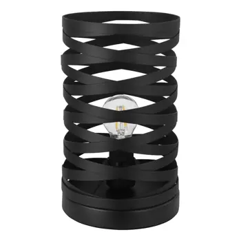 STOLNA LAMPA 1xE27 PROM 180, CRNA CREMELLA