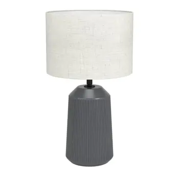 STOLNA LAMPA 1xE27 SIVO/BIJELA CAPALBIO