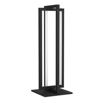 STOLNA LAMPA 1xLED 15,5W, DIMABILNA, SA DALJINSKIM, CRNO/BIJELA SIBERIA