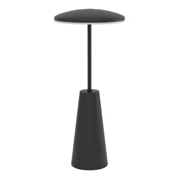 STOLNA LAMPA 1xLED 2W, NA DODIR, AKU BAT. CRNA PICCOLA