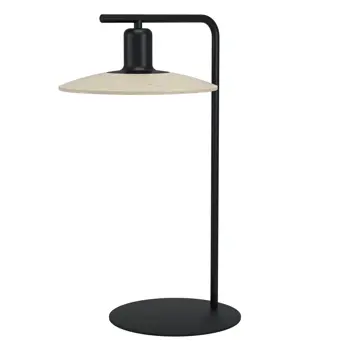 STOLNA LAMPA 1xLED GU10, 5W, V-500, CRNA/DRVO MAYAZES