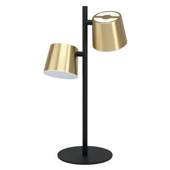 STOLNA LAMPA 2xLED GU10, 2X5W, V-505, CRNA/MESING ALTAMIRA