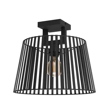 PLAFONJERA 1xE27 P-380, CRNA BOGOTA