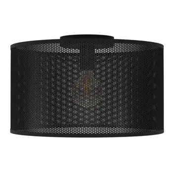 PLAFONJERA 1xE27 PROM 450, CRNA MANBY