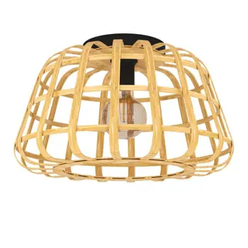 PLAFONJERA 1xE27 PROM 450 , NATUR/CRNA MONTEZUELO