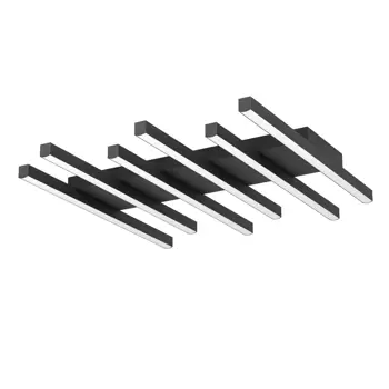 PLAFONJERA 1xLED 25,6W, CRNA/BIJELA, DIMABILNA, SA DALJ. PADULARI