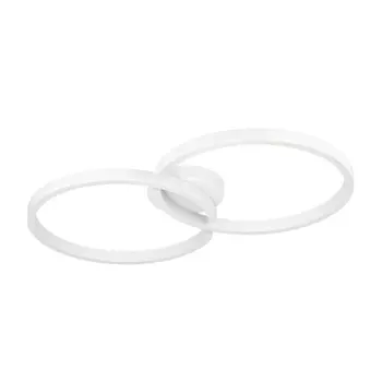 STROPNA LAMPA LED 19,5W, RGB-BIJELA, SA DALJINSKIM, BIJELA, AMANDOLO