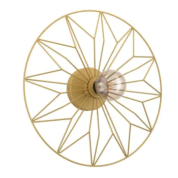 STROPNA LAMPA 1xE27 PROM 425, ZLATNA CASTANUELO