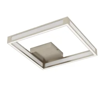 STROPNA LAMPA 1xLED 12W, 310X310, NIKL-MAT/BIJELA ALTAFLOR
