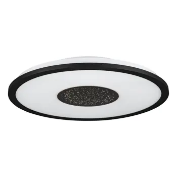 STROPNA LAMPA 1xLED 18W, CRNO/BIJELA MARMORATA