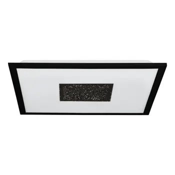 STROPNA LAMPA 1xLED 19W, CRNO/BIJELA MARMORATA