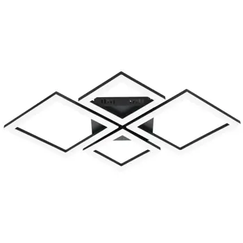 STROPNA LAMPA 1xLED 42W, DIMABILNA BIJELA, CRNO/BIJELA PARANDAY-Z