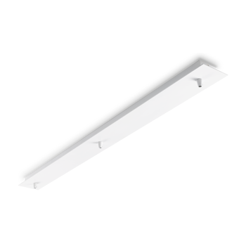 STROPNI NOSAČ VISILICA ROZETA LINEARE 3 LUCI BIJELI