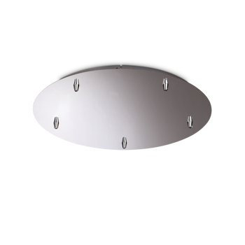 STROPNI NOSAČ ZA VISILICE ROZETA STANDARD 5 LUCI KROM