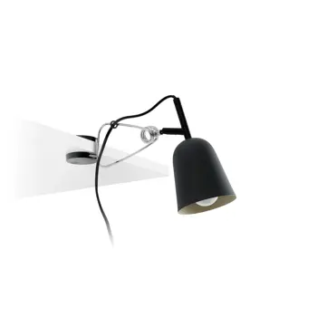 STUDIO BLACK AND CREAM CLIP LAMP