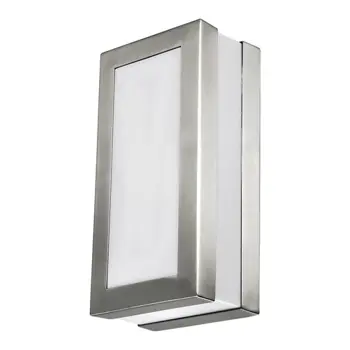 STUTTGART VANJSKA ZIDNA SVJETILJKA  E27 1X MAX 14/SATENASTI KROM/IP44