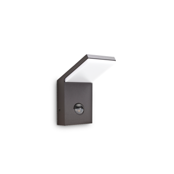 STYLE LED ZIDNA LAMPA AP SENZOR ANTRACIT 3000K IP54