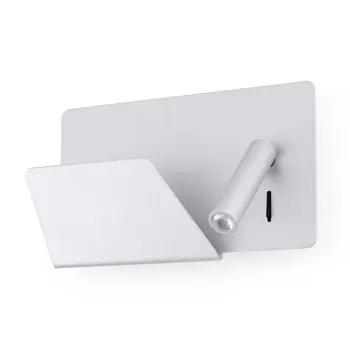 SUAU USB GREY ZIDNA SVJETILJKA  WITH LED LEFT READER HIGH