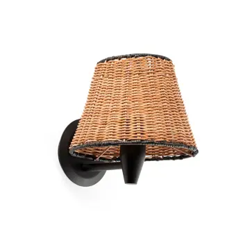 SUMBA W/L BLACK S.RATTAN  E27 fi210*160*fi120