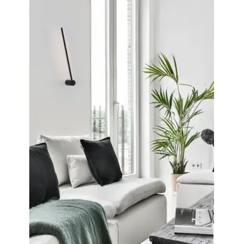 SYNTHESI ZIDNA LAMPA LED 17W/3000K/777lm/IP20/CRNA