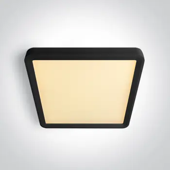 TANKA ČETVRTASTA CRNA LED PLAFONJERA 18W CCT UGR19 230V