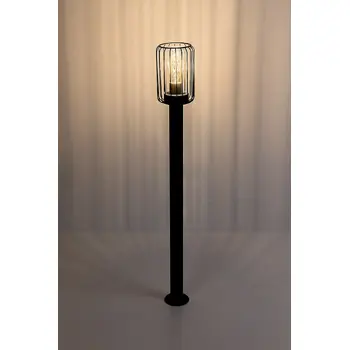 TARPA VANJSKA STAJAĆA SVJETILJKA E27 1x MAX 40W/CRNA/IP44