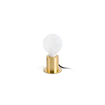 TEN SATIN GOLD TABLE LAMP