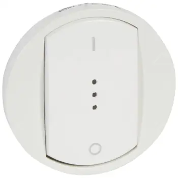 TIPKA PREKIDAČA 2P S INDIKATOROM BIJELO