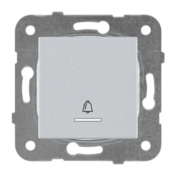 TIPKALO ETI SIMBOL ZA ZVONO PANASONIC SREBRNI BEZ OKVIRA