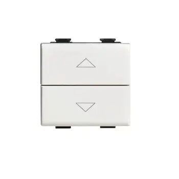 TIPKALO NO 2M - DVOSTRUKO ZA ROLETNE 1P+1P/10A POVEZANO