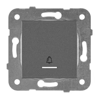 TIPKALO SA SIMBOLOM PANASONIC ANTRACIT BEZ OKVIRA