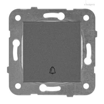 TIPKALO ZA ZVONO PANASONIC ANTRACIT BEZ OKVIRA